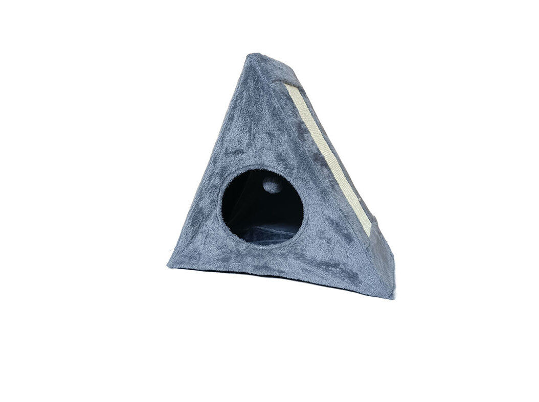 CAMA TENDA CINZENTO COM ARRANHADOR