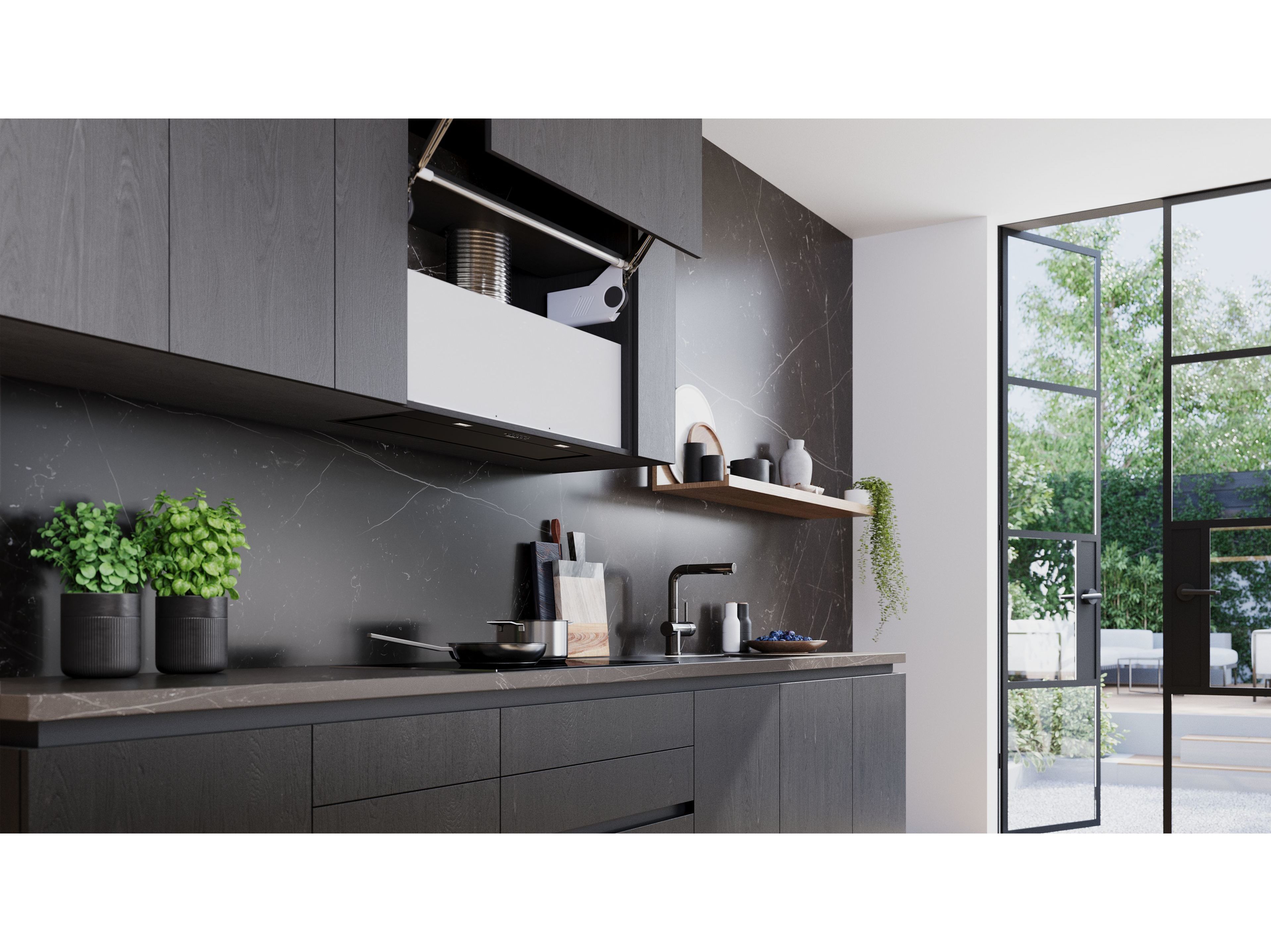 EXAUSTOR INTEGR&Aacute;VEL SIEMENS LB88NPC60 86 CM PRETO image number 4