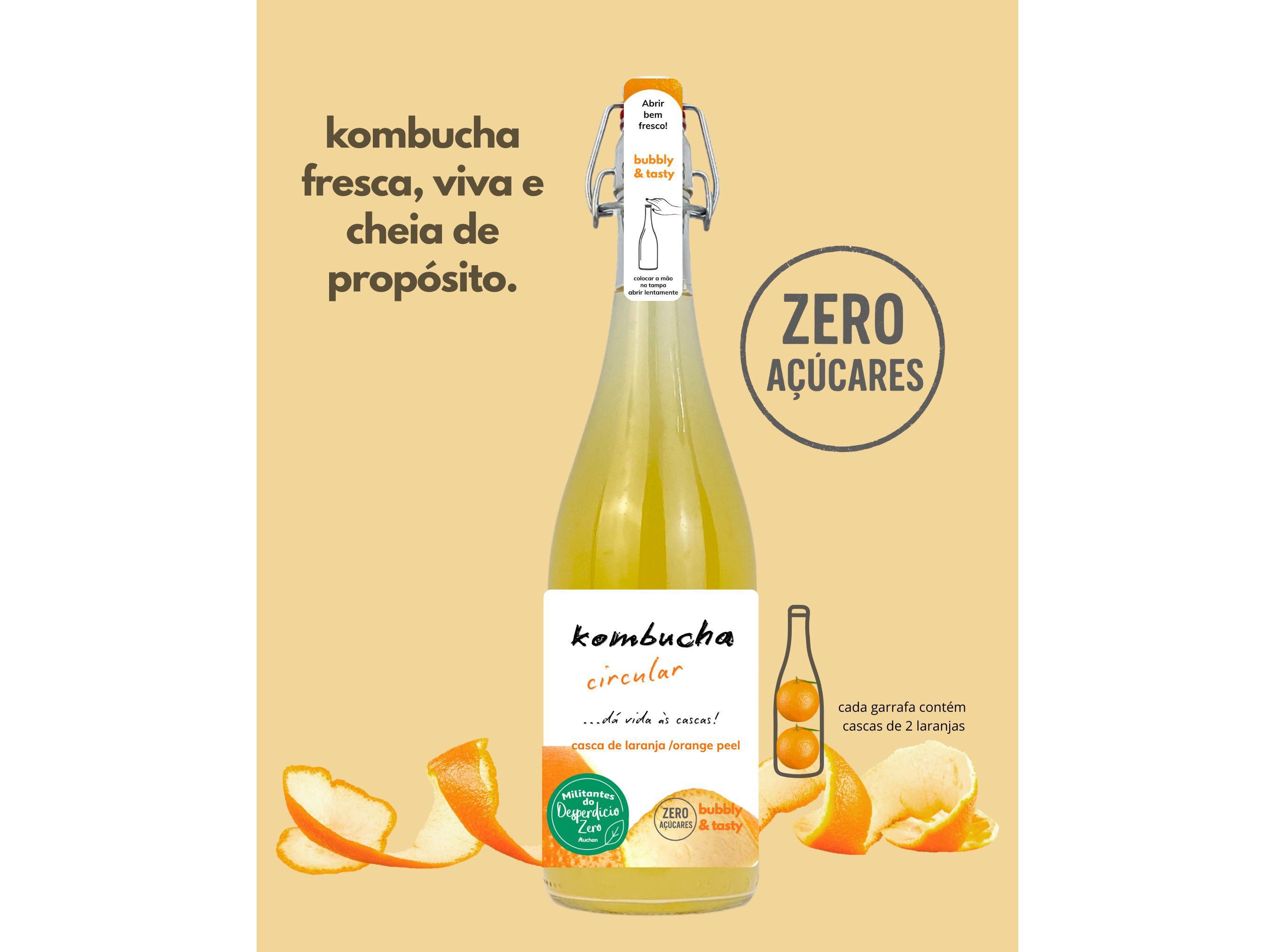 KOMBUCHA CIRCULAR CASCAS DE LARANJA 0.75L image number 2