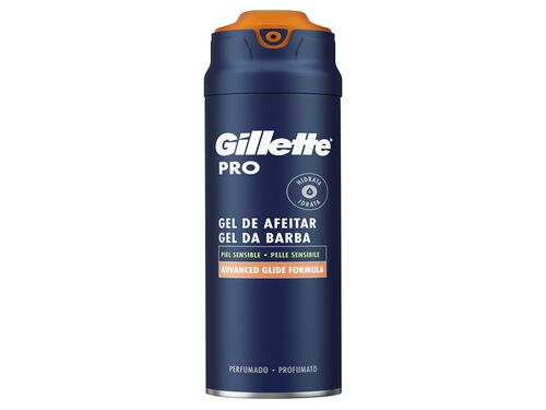 Gel de Barbear Pele Sensivel Gillette Pro 200 ml image number 1