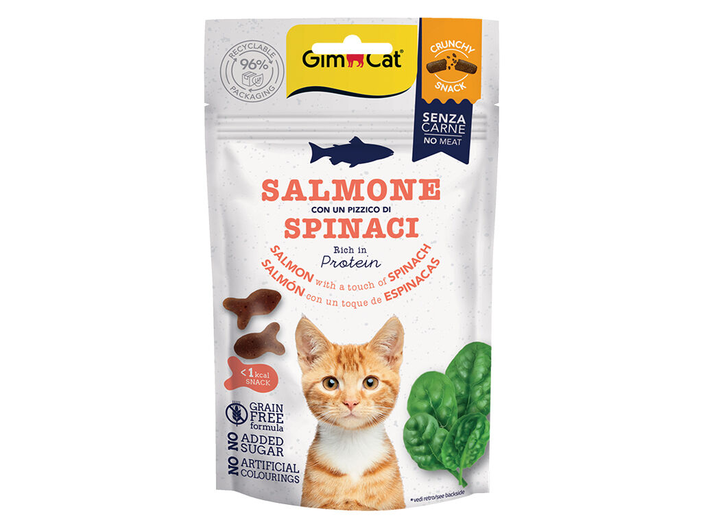 SNACK GATO GIMCAT CRUNCHY SAL+ESPIN 50G image number 0