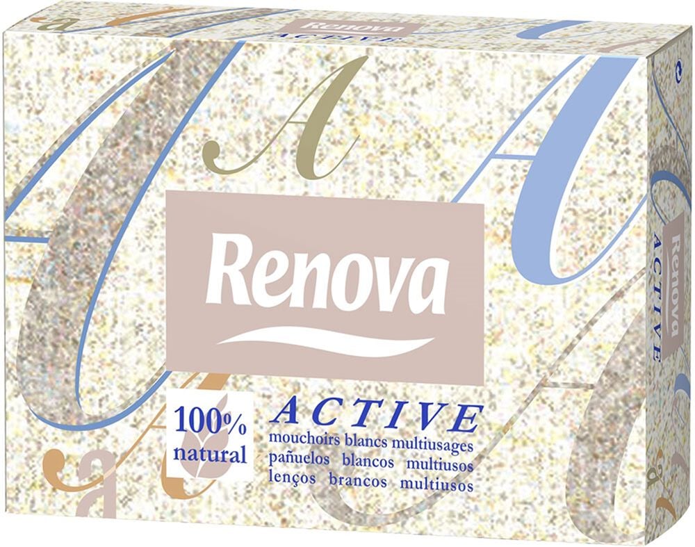 LEN&Ccedil;OS RENOVA FACIAIS MINI ACTIVE BRANCO