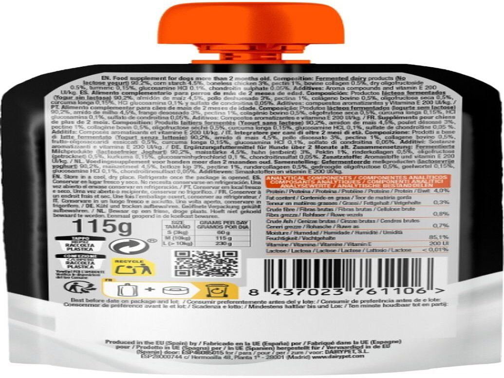 IOGURTE PARA C&Atilde;O YOWUP ARTICULAR 115G image number 1