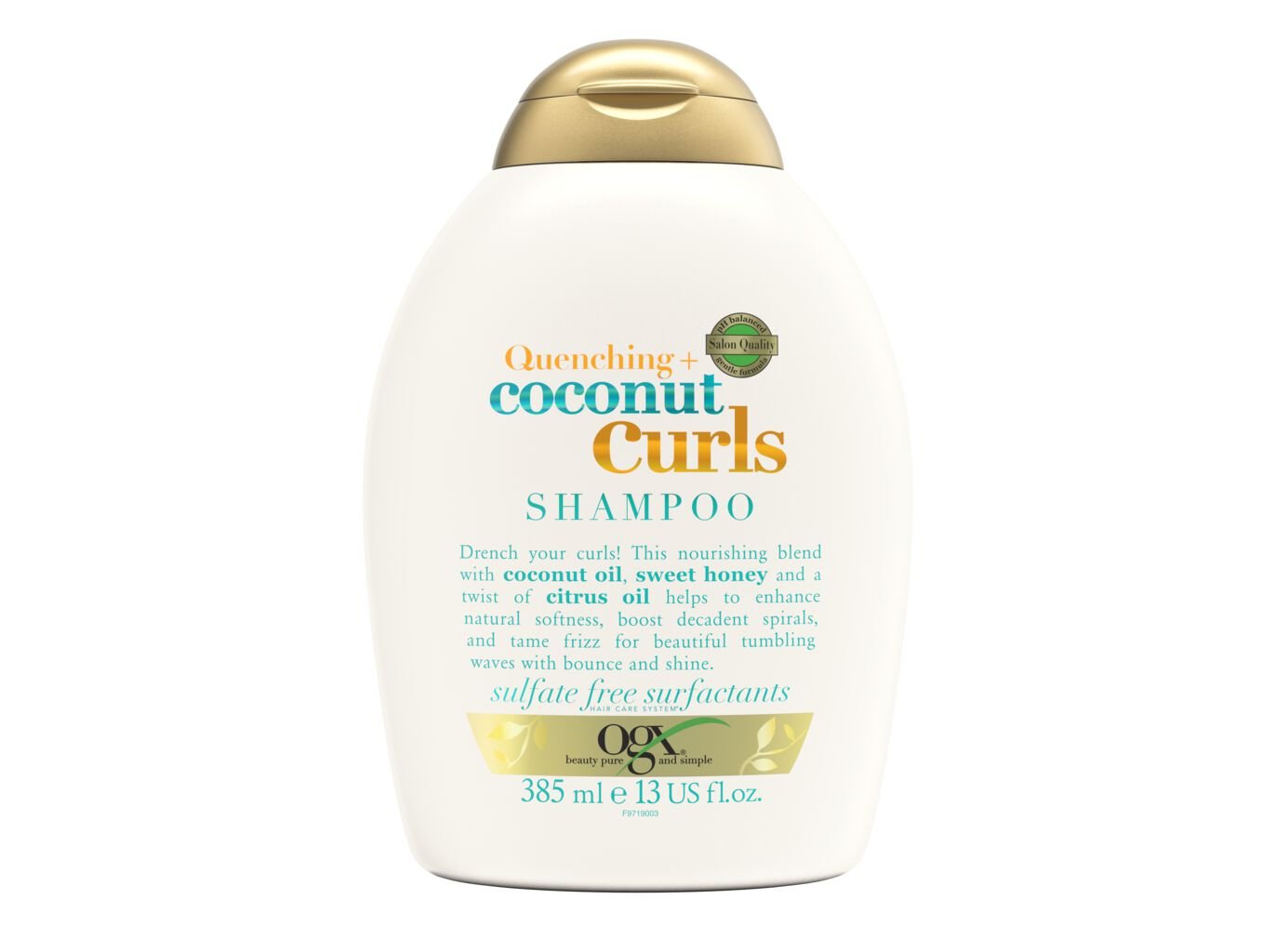 CHAMP&Ocirc; OGX COCONUT CURLS SEM SULFATOS 385ML image number 0
