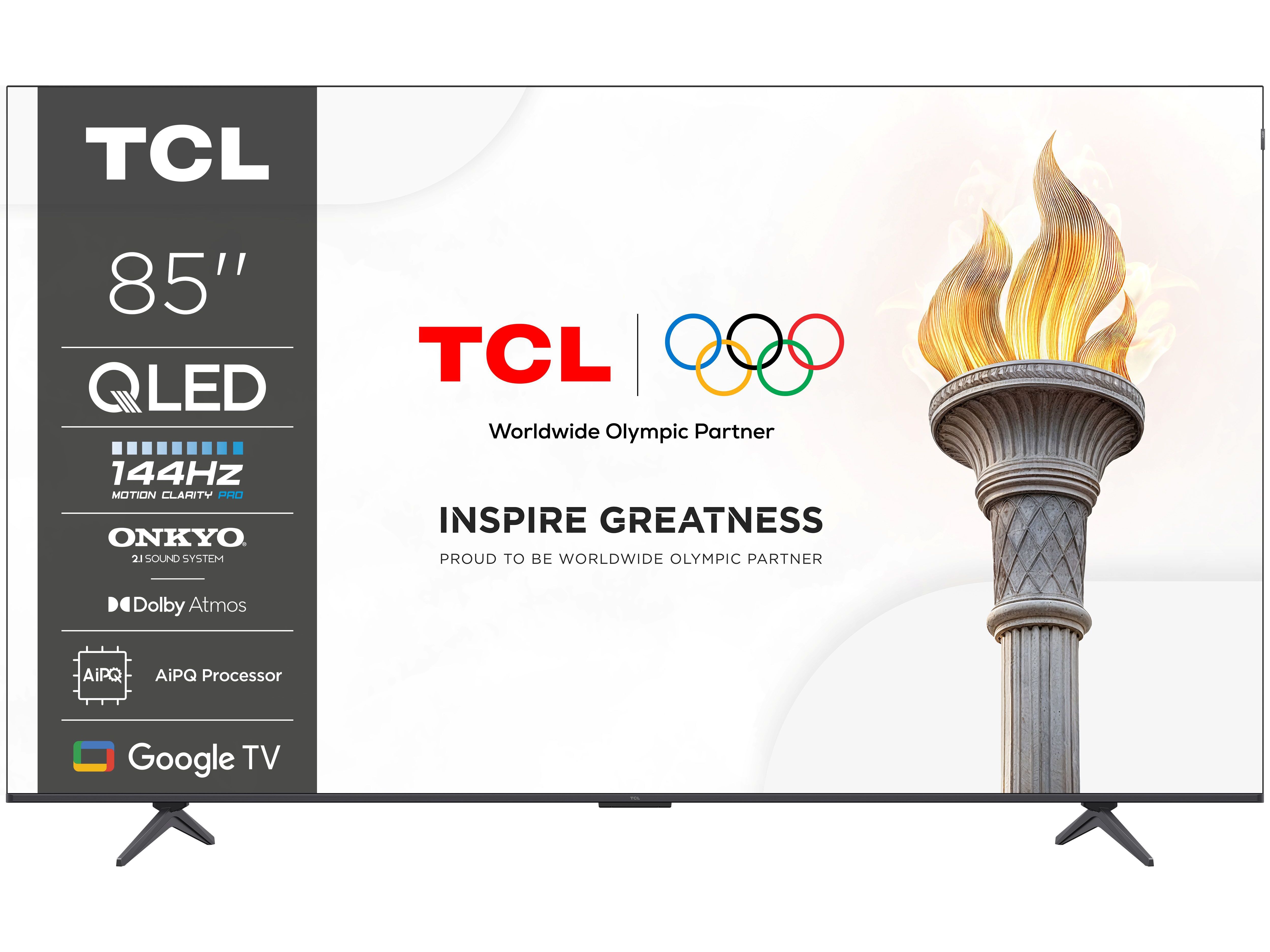 TV QLED TCL 85P8K 85'' 4K SMART GOOGLE