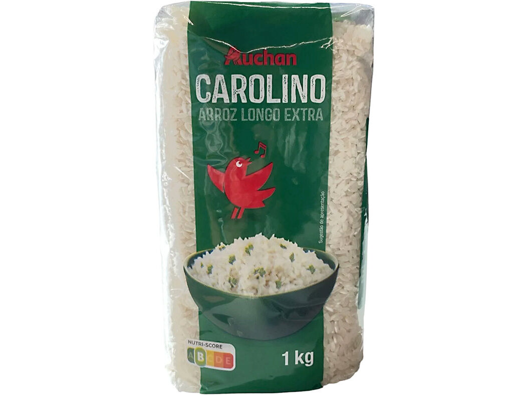 ARROZ CAROLINO AUCHAN EXTRA LONGO 1KG