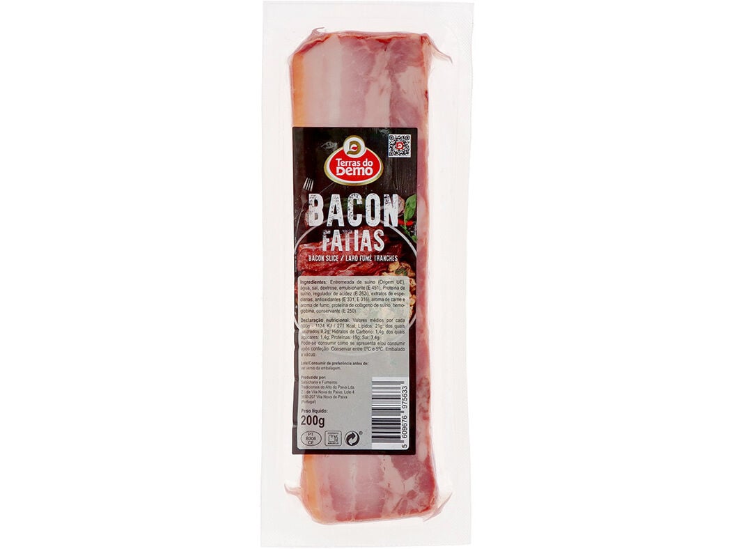 BACON EXTRA TERRAS DO DEMO 200 G image number 0