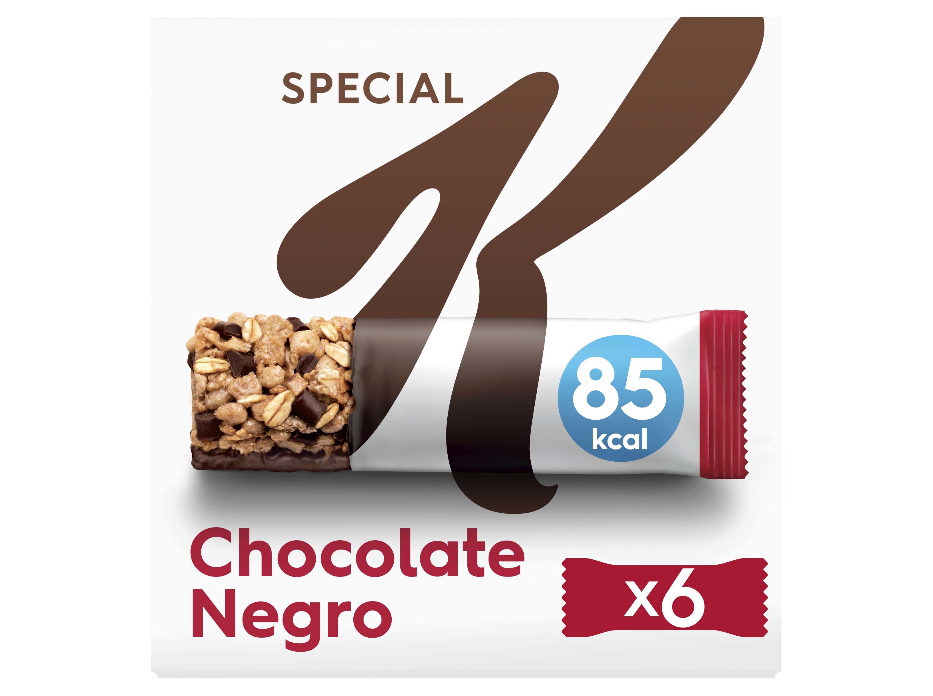 BARRAS KELLOGG'S SPECIAL K CEREAIS CHOCOLATE 6X21.5G