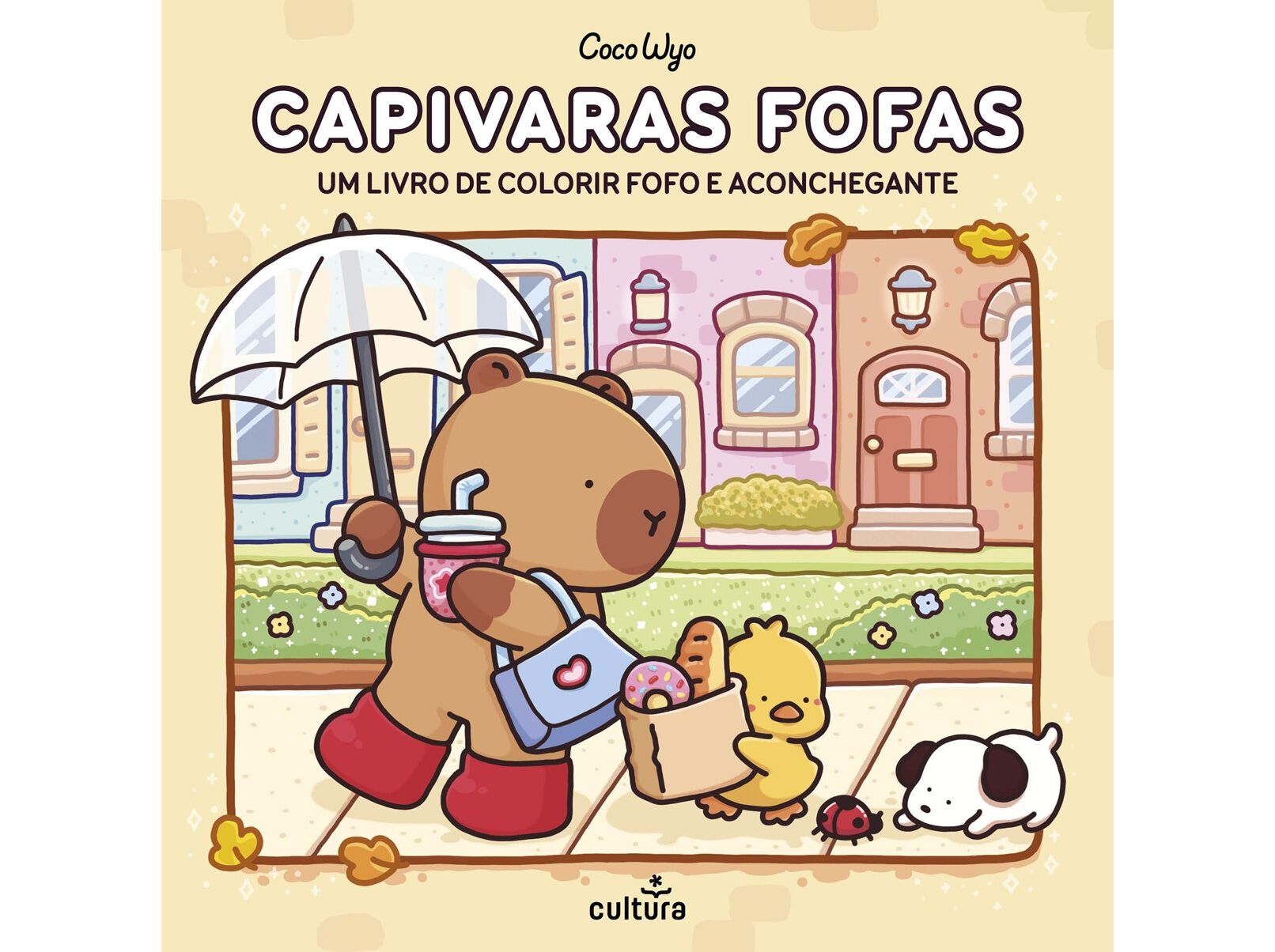 LIVRO CAPIVARAS FOFAS DE COCO WYO