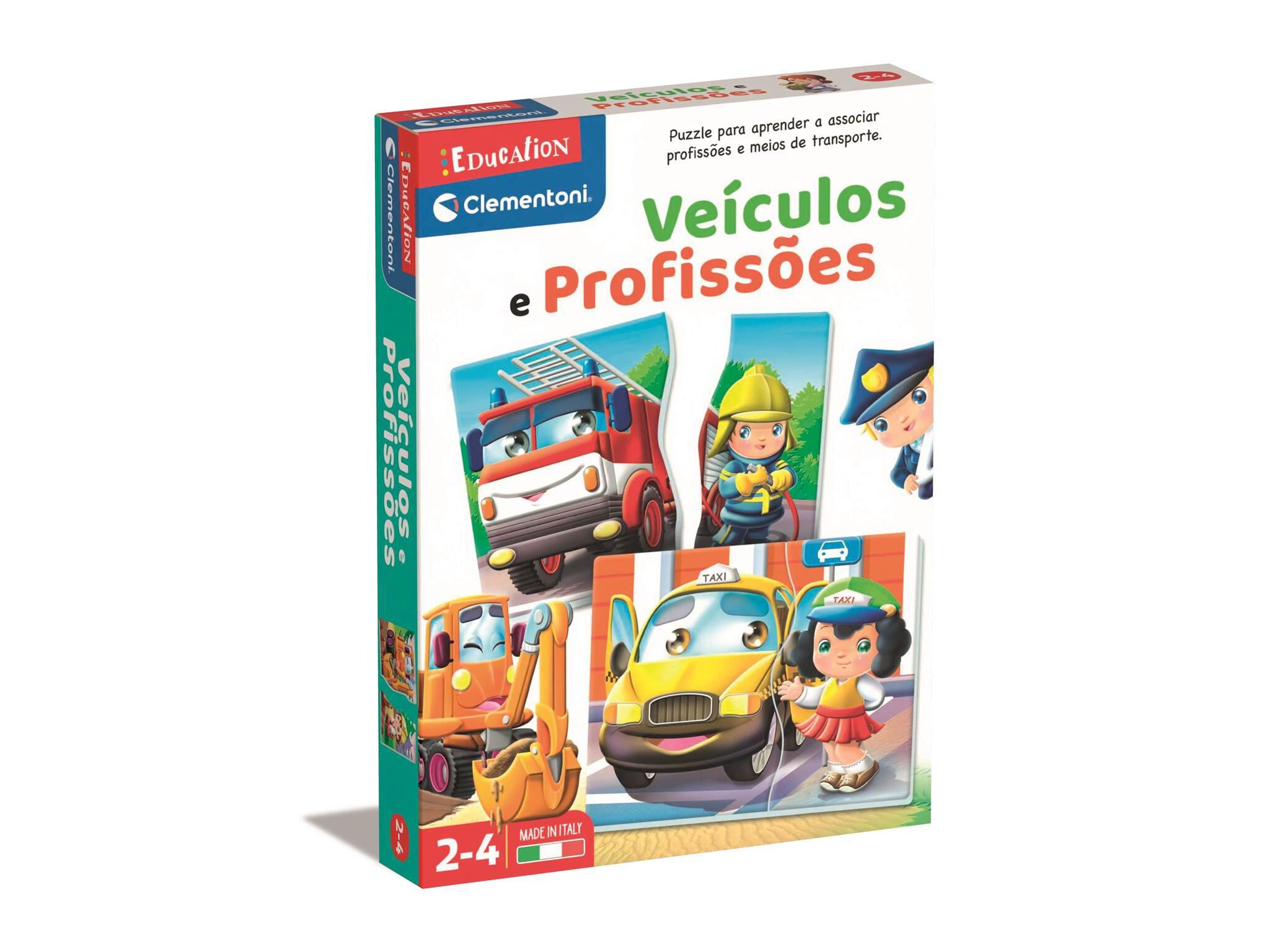 JOGO VE&Iacute;CULOS E PROFISS&Otilde;ES CLEMENTONI