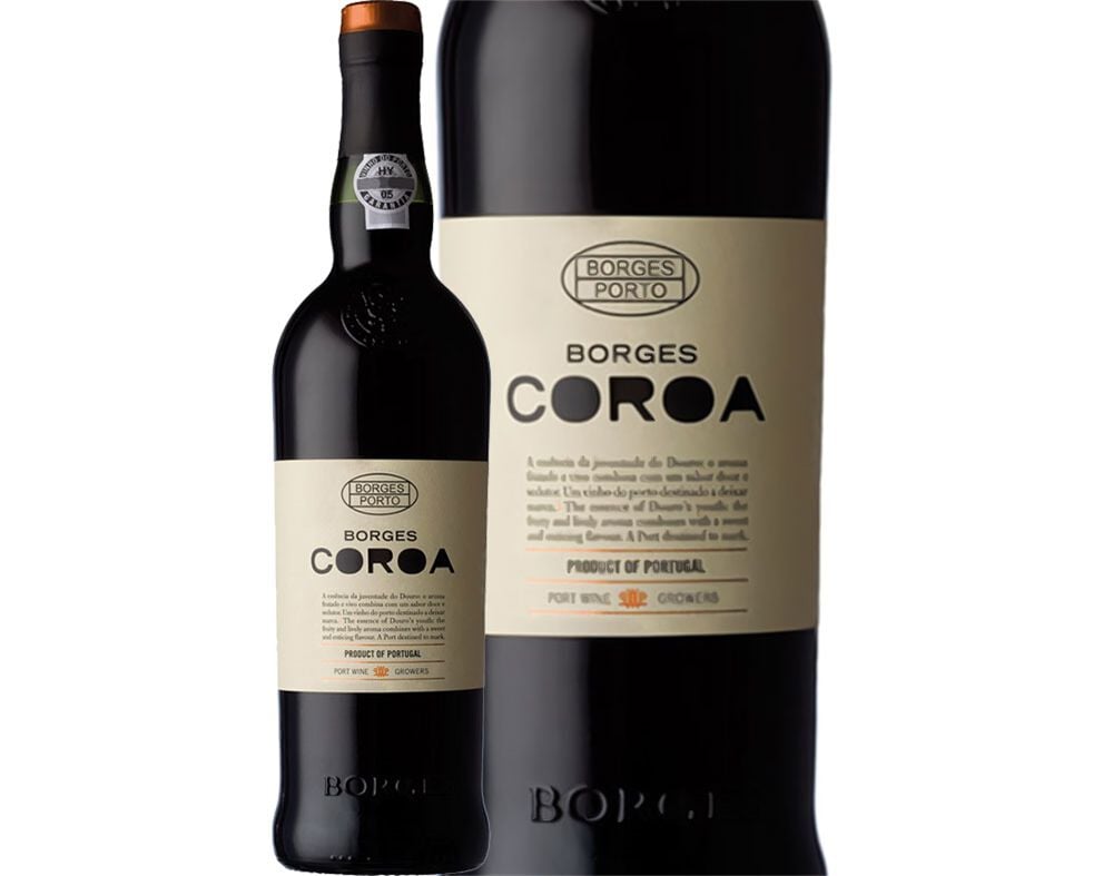 VINHO PORTO BORGES TAWNY COROA 0.75L image number 0