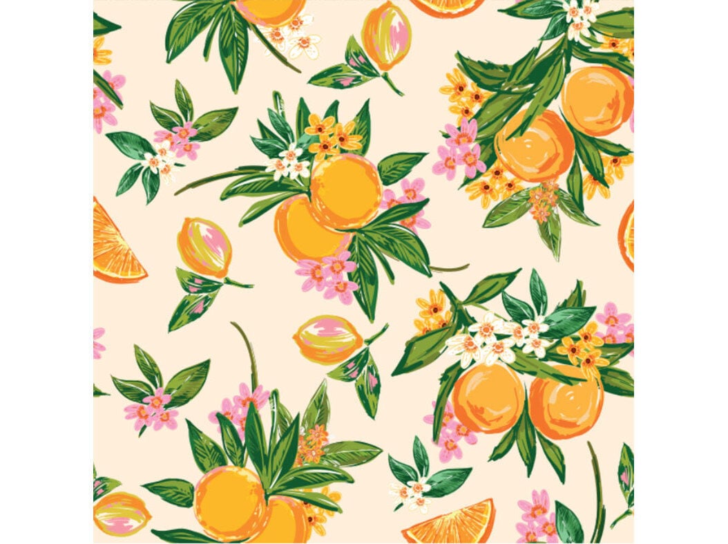 GUARDANAPOS 3 FOLHAS ACTUEL ORANGE FLOW 33X33CM 20 UNIDADES image number 0