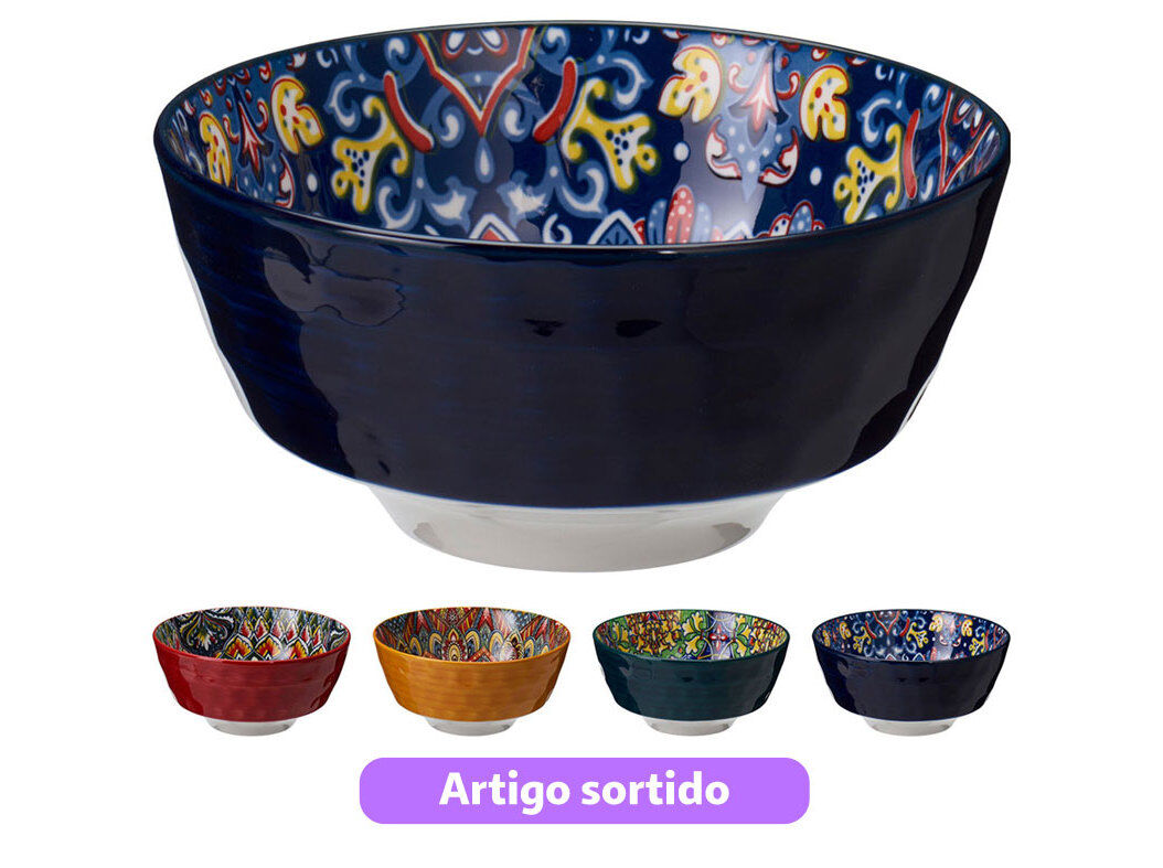 TA&Ccedil;A DECORADA PORCELANA 16CM MODELOS SORTIDOS image number 0