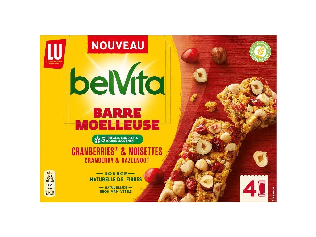 BARRAS BELVITA ARANDOS E AVEL&Atilde;S 160G image number 0