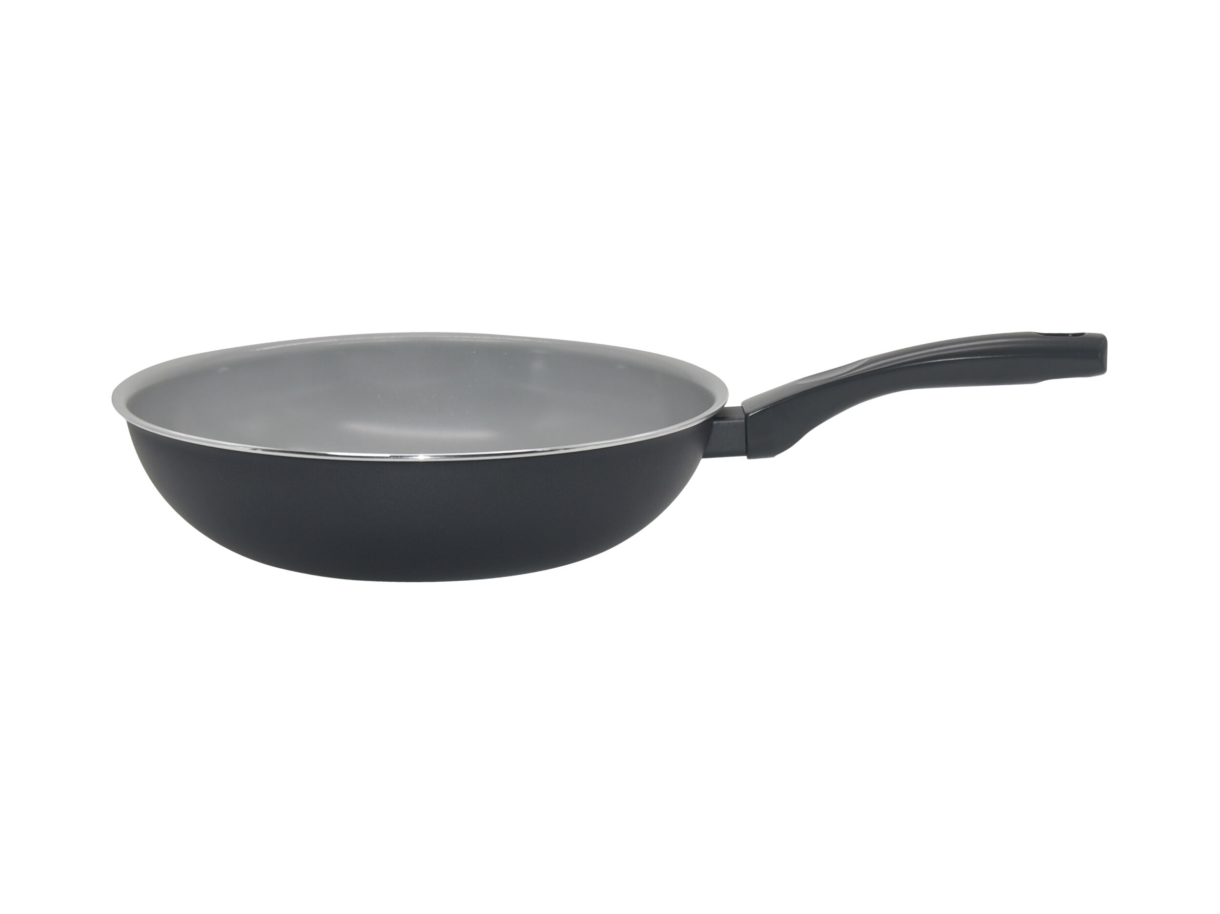 WOK REVESTIMENTO CER&Acirc;MICO ACTUEL ALUMIMIO RECICLADO 28CM