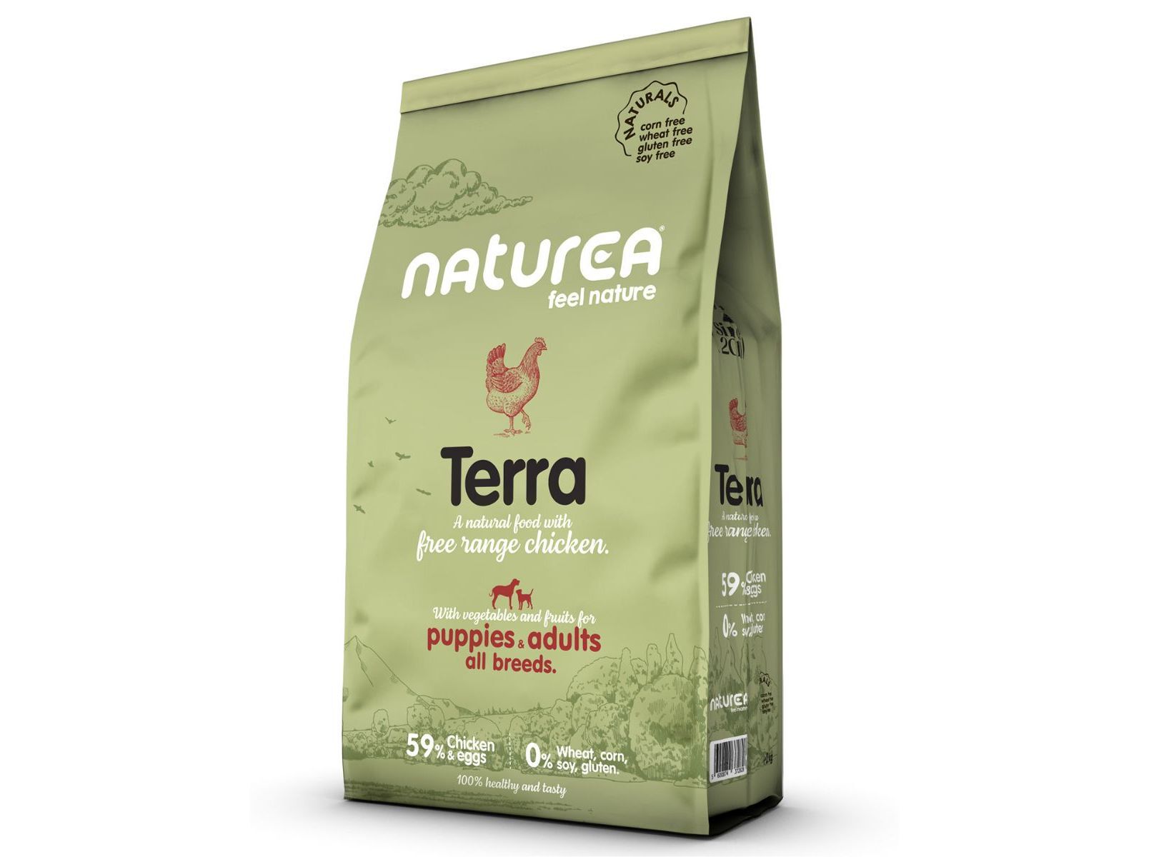 RA&Ccedil;&Atilde;O PARA C&Atilde;O NATUREA TERRA FRANGO CAMPO 2KG image number 0