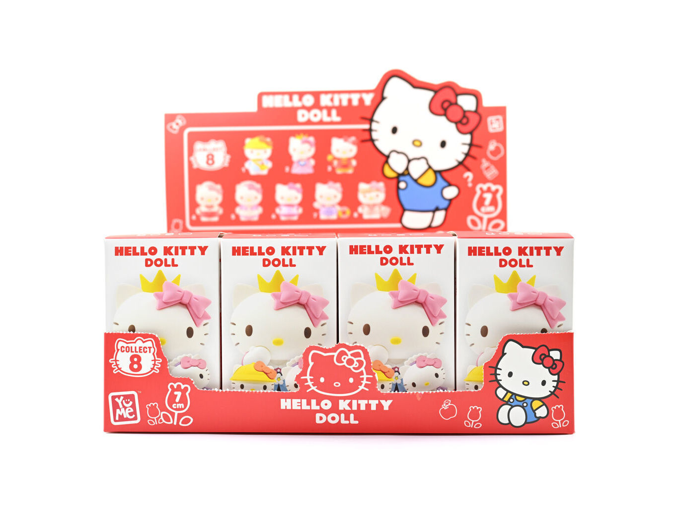 FIGURA HELLO KITTY VESTIDOS 7CM MODELOS SORTIDOS image number 1