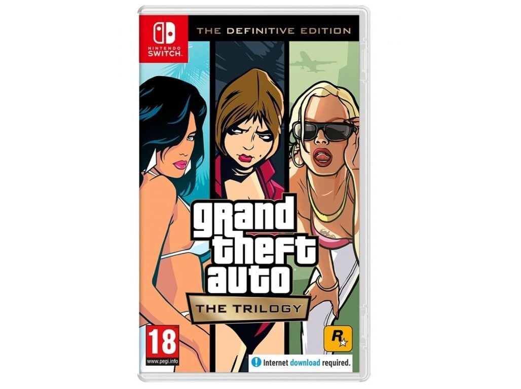 JOGO GTA SWITCH TRILOGY DEFINITIVE