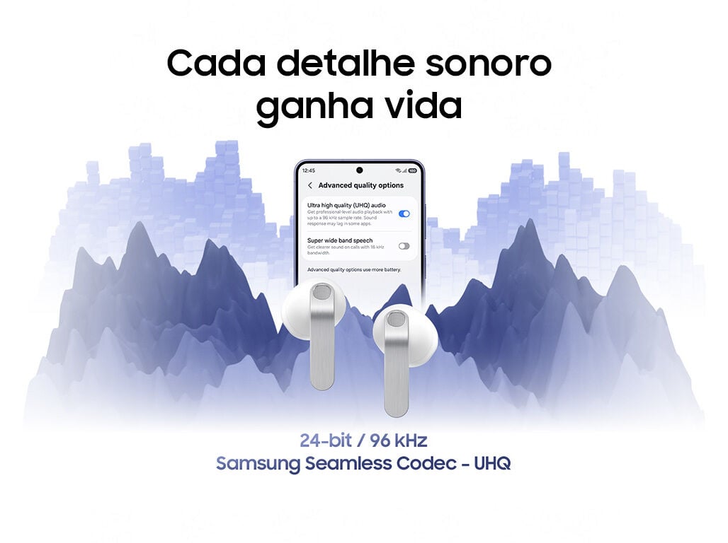 AURICULARES TWS SAMSUNG GALAXY BUDS4 BRANCO image number 3