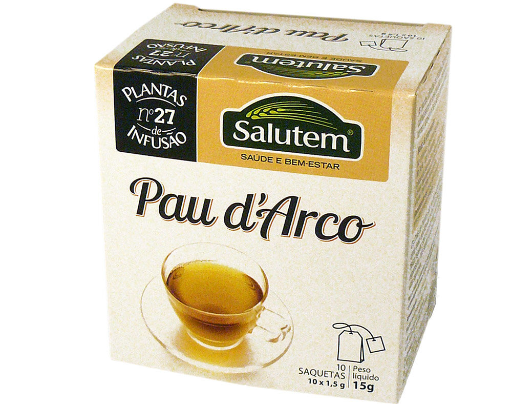 CH&Aacute; SALUTEM INFUS&Atilde;O N&ordm;27 PAU D'ARCO 10 SAQUETAS image number 0