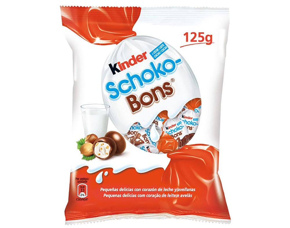 BOMBONS KINDER SCHOKOBONS 125G image number 0
