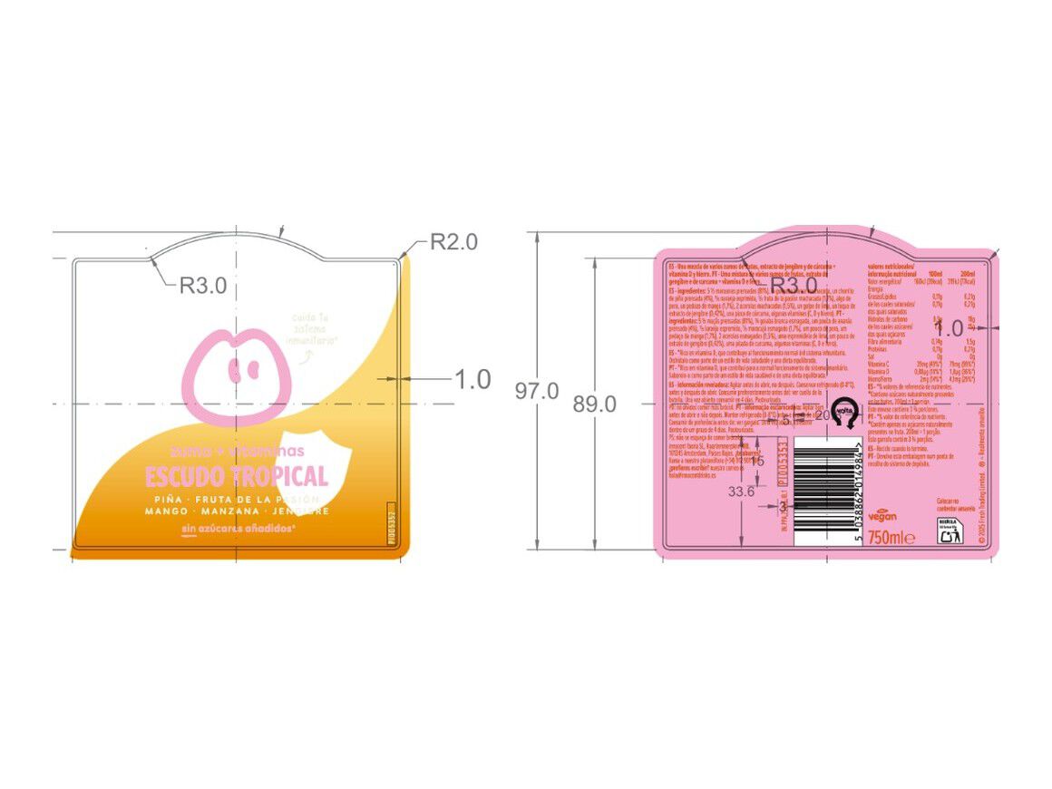 SUMO INNOCENT ESCUDO TROPICAL 0.75L (SDR) image number 1