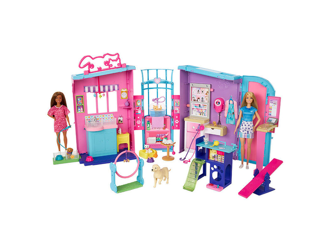 CONJUNTO PET SITTER BARBIE COM 2 BONECAS