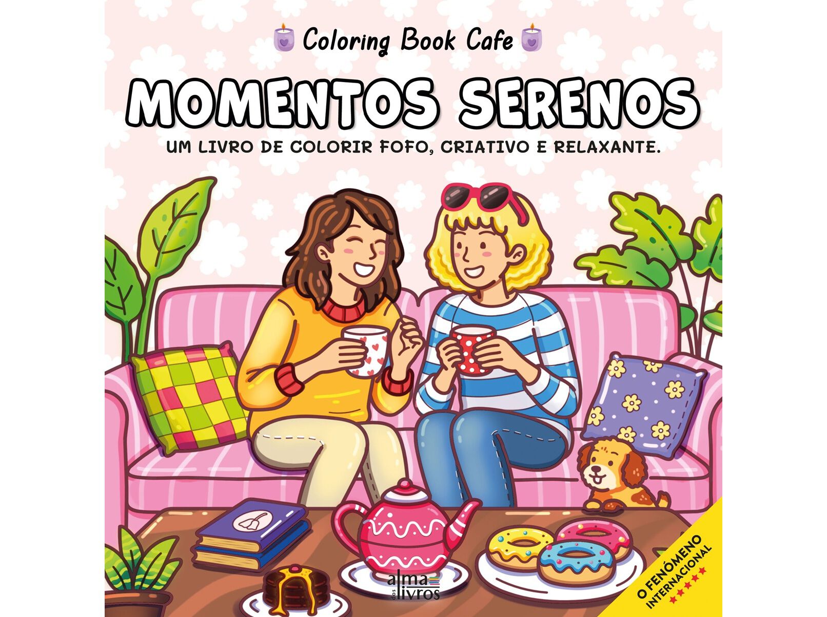 LIVRO MOMENTOS SERENOS - UM LIVRO DE COLORIR FOFO CRIATIVO E RELAXANTE image number 0
