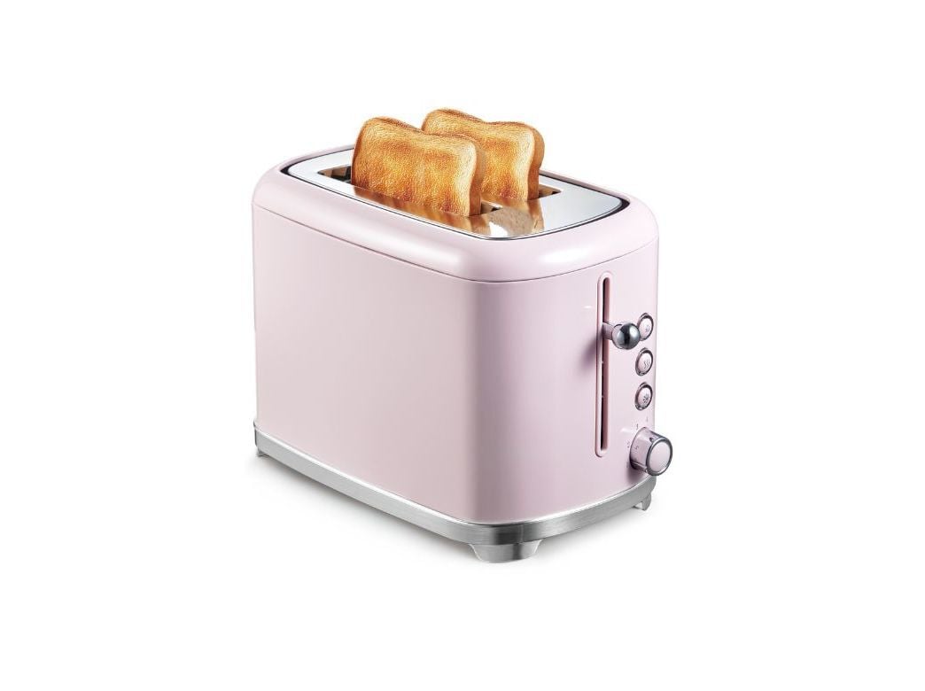 TORRADEIRA 2 ENTRADAS QILIVE Q.5259 RETRO ROSA 1050 W 6 N&Iacute;VEIS
