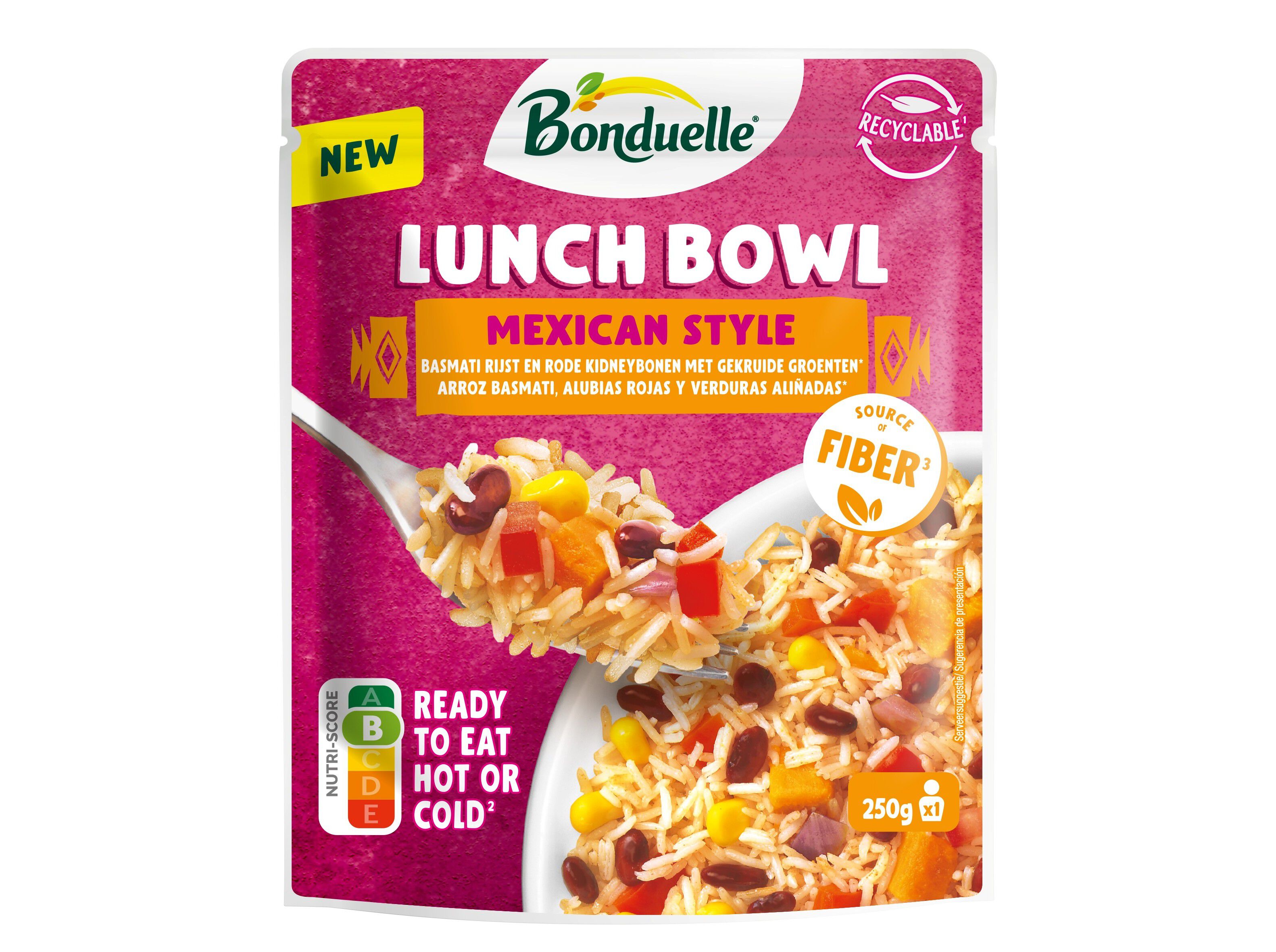LUNCH BOWL BONDUELLE MEXICAN STYLE 250G image number 0