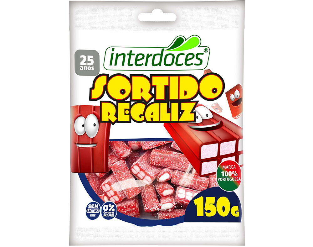 GOMAS INTERDOCES SORTIDO REGALIZ 150G image number 0