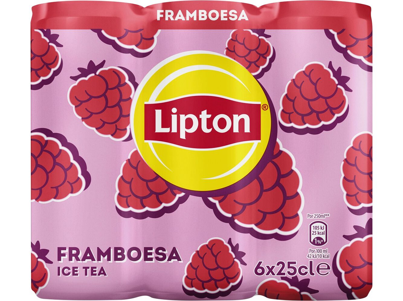 ICE TEA LIPTON FRAMBOESA 6X0.25 L image number 1