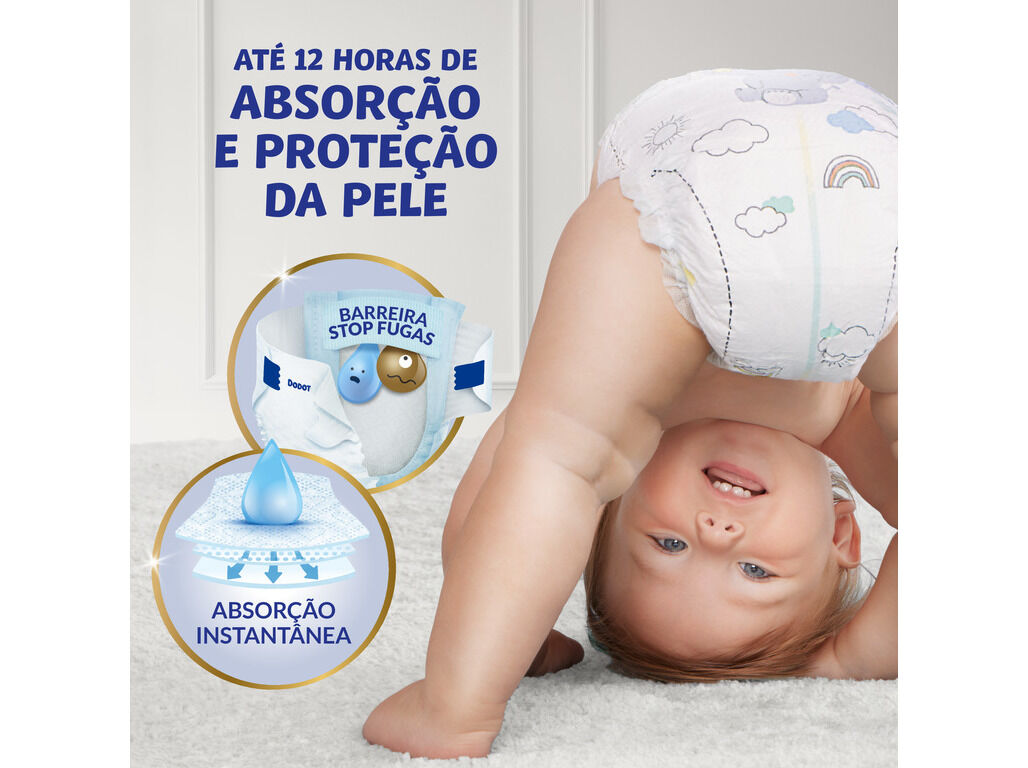 FRALDAS DODOT SENSITIVE EXTRA T6 14+KG 41UN image number 2