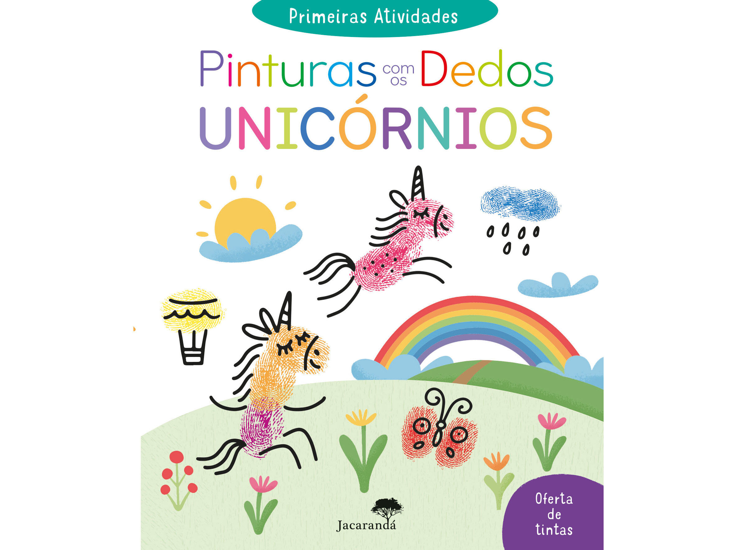 LIVRO PINTURAS COM OS DEDOS UNIC&Oacute;RNIOS image number 0
