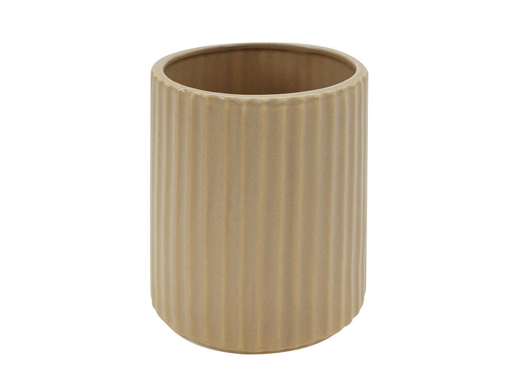 ARRUMA&Ccedil;&Atilde;O PARA TALHERES E UTENSILIOS EM CER&Acirc;MICA BEGE