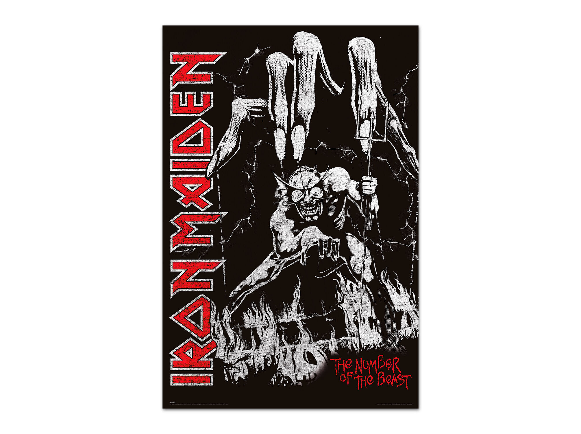 POSTER IRON MAIDEN NUMBER ERIK image number 0
