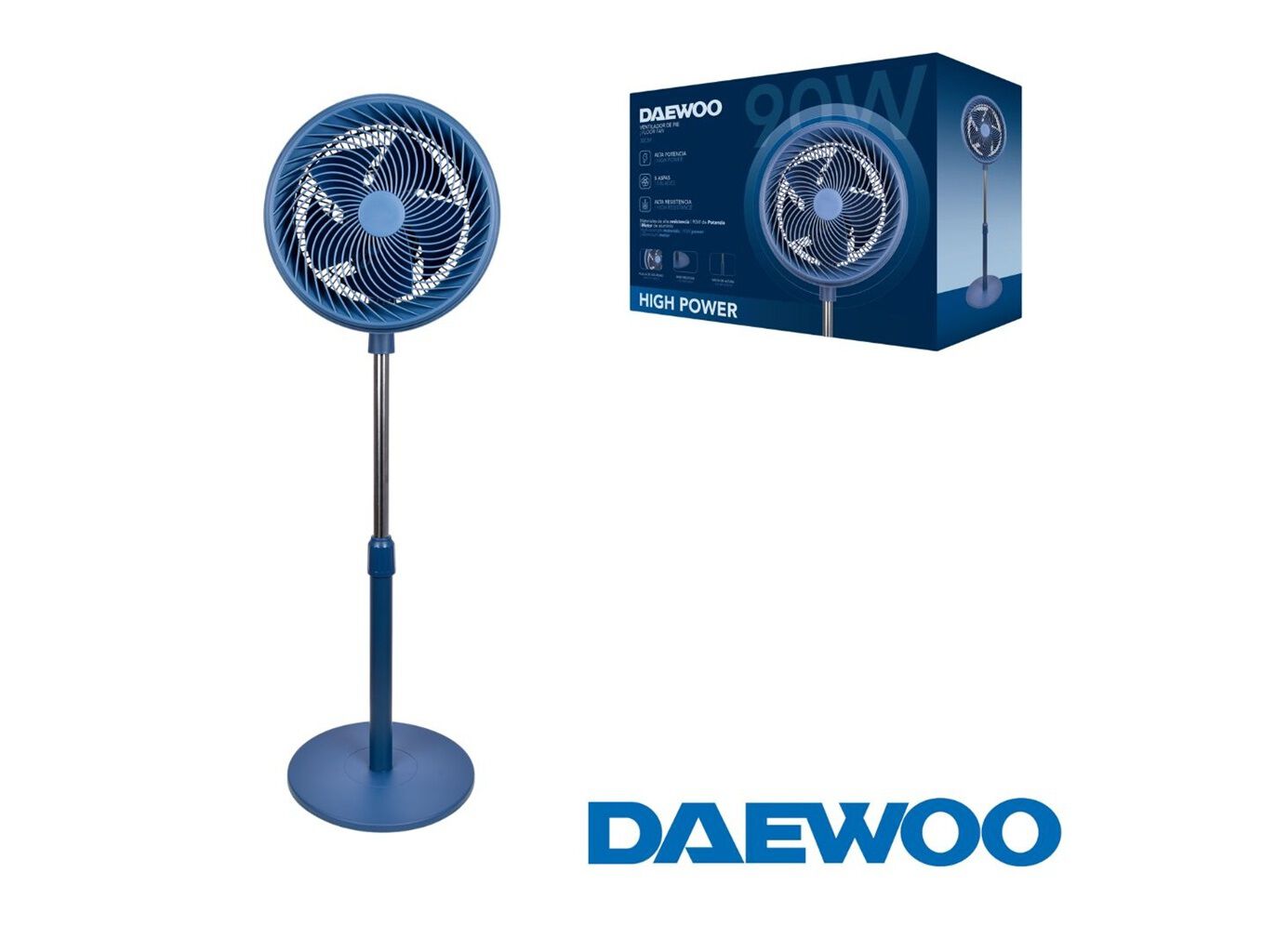 VENTOINHA DE P&Eacute; DAEWOO DW9006 AZUL 90W