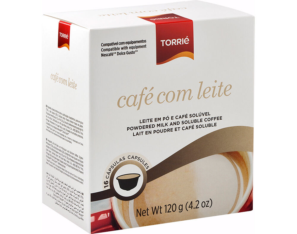 C&Aacute;PSULAS TORRI&Eacute; CAF&Eacute; COM LEITE SOL&Uacute;VEL DOLCE GUSTO 16UN image number 0