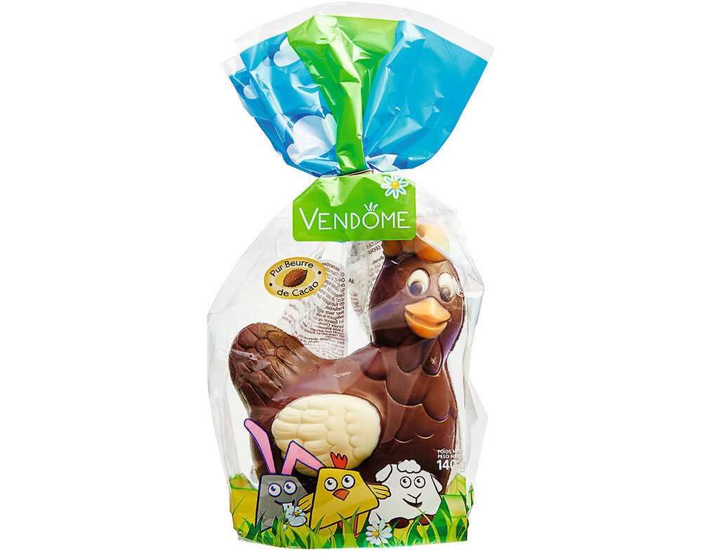 GALINHA CHOCOLATE VENDOME DECORADA 140G
