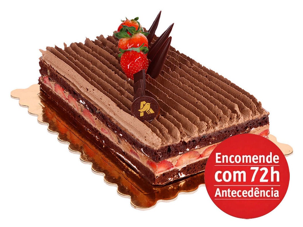 BOLO ANIVERS&Atilde;RIO P.P VEGAN DE CHOCOLATE KG