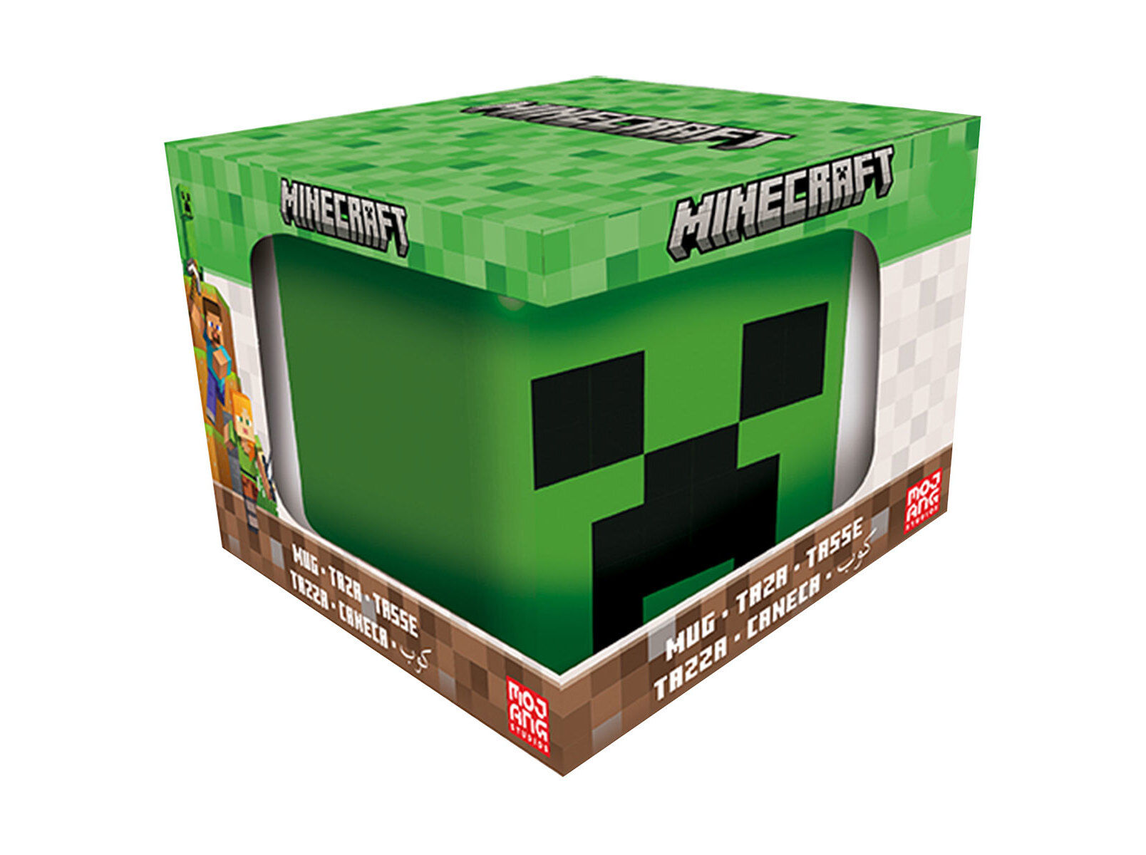 CANECA GRANDE MINECRAFT 3D VD 440ML image number 0