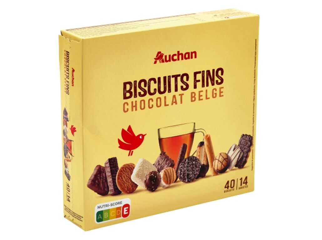 BISCOITOS AUCHAN SORTIDO 375G image number 0