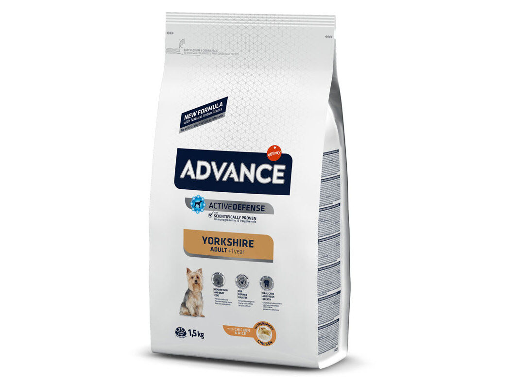 RA&Ccedil;&Atilde;O PARA C&Atilde;O ADVANCE YORKSHIRE TERRIER 1.5KG