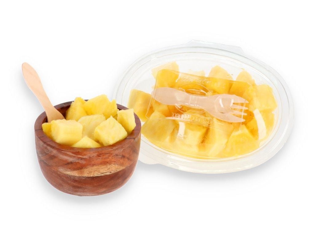 ABACAXI CORTADO EM PEDA&Ccedil;OS KG