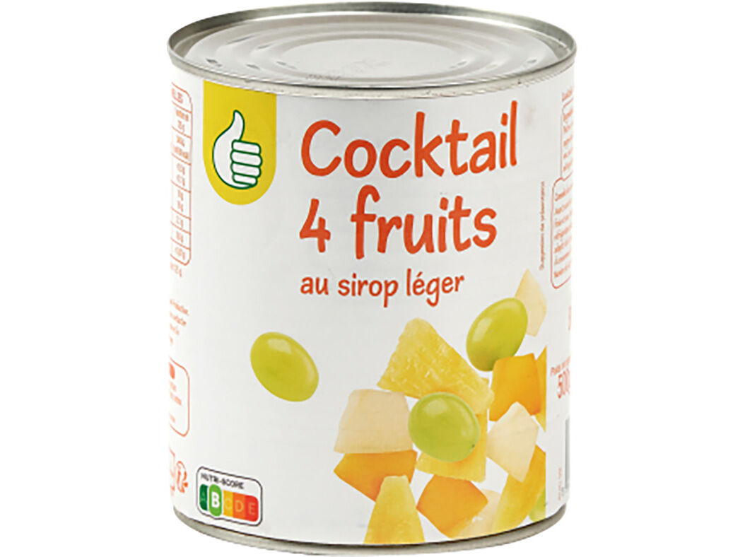 COCKTAIL DE FRUTOS POLEGAR EM CONSERVA 800 (500G)