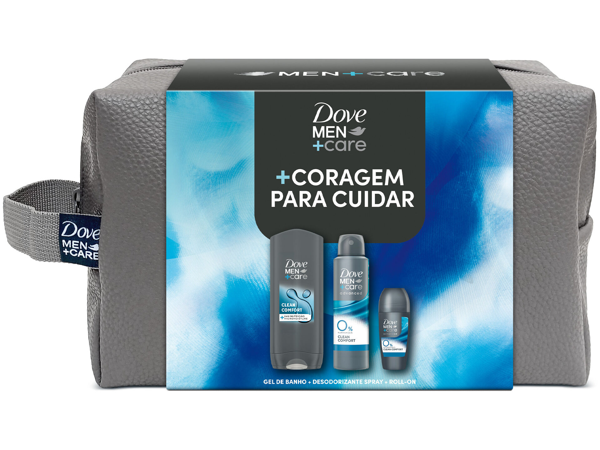 CONJUNTO DOVE MEN CLEAN COMFORT BOLSA