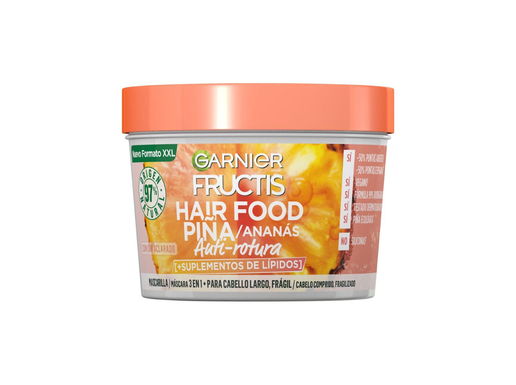M&Aacute;SCARA FRUCTIS HAIR FOOD ANAN&Aacute;S 400ML image number 0