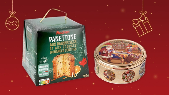 Panettones e bolachas temáticas