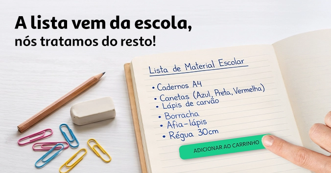 Encontre os produtos da sua lista de material escolar | Auchan