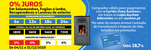 Campanha ONEY Aquecimento || 04/11 a 31/12 | Auchan